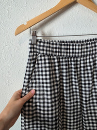 Gap Gingham Wide Leg Pants (XS)
