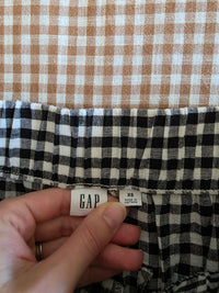 Gap Gingham Wide Leg Pants (XS)