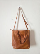 Madewell Brown Leather Tote Bag