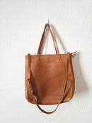 Madewell Brown Leather Tote Bag