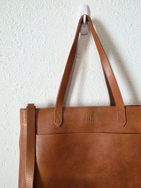 Madewell Brown Leather Tote Bag