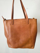 Madewell Brown Leather Tote Bag