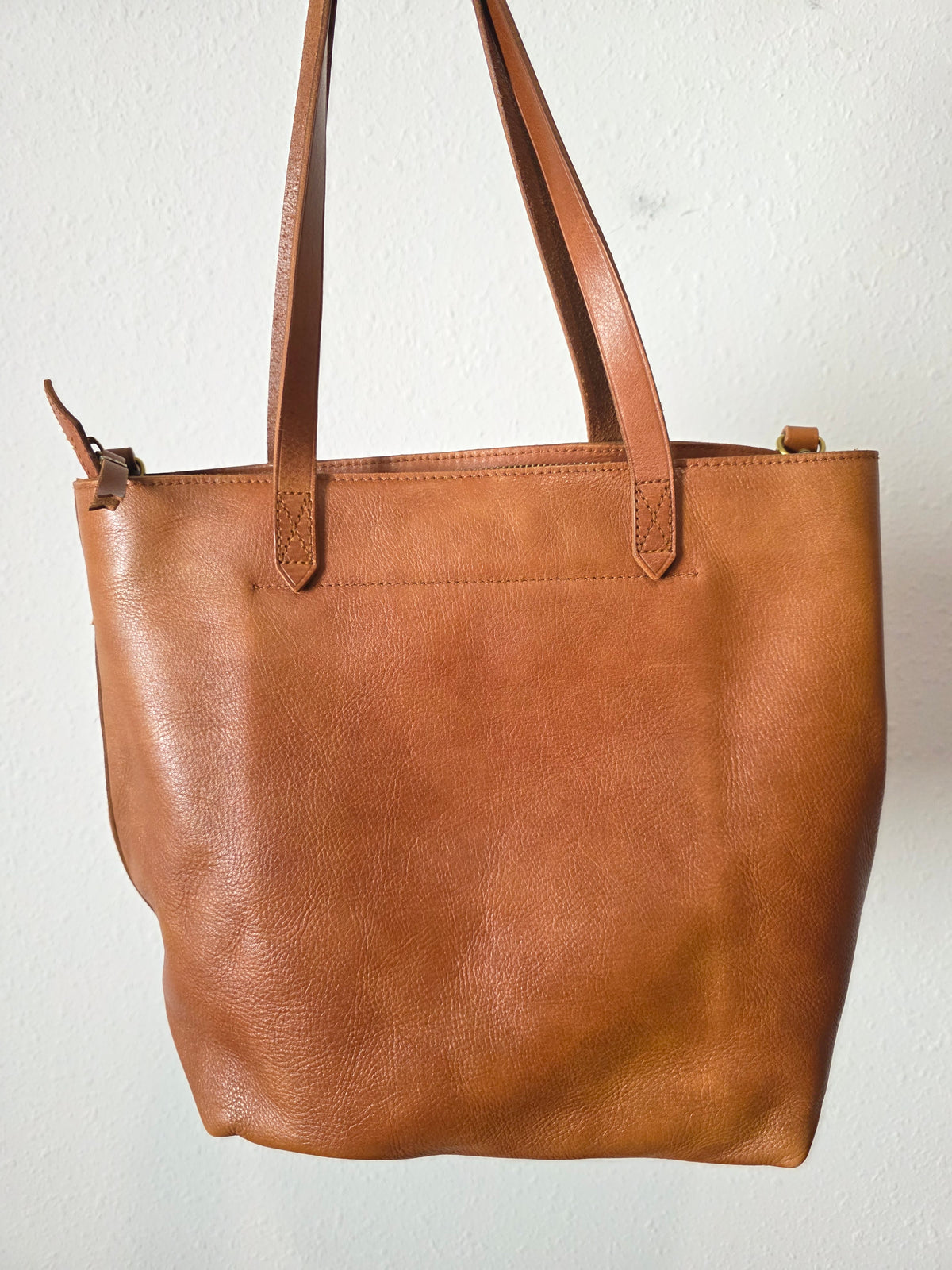 Madewell Brown Leather Tote Bag