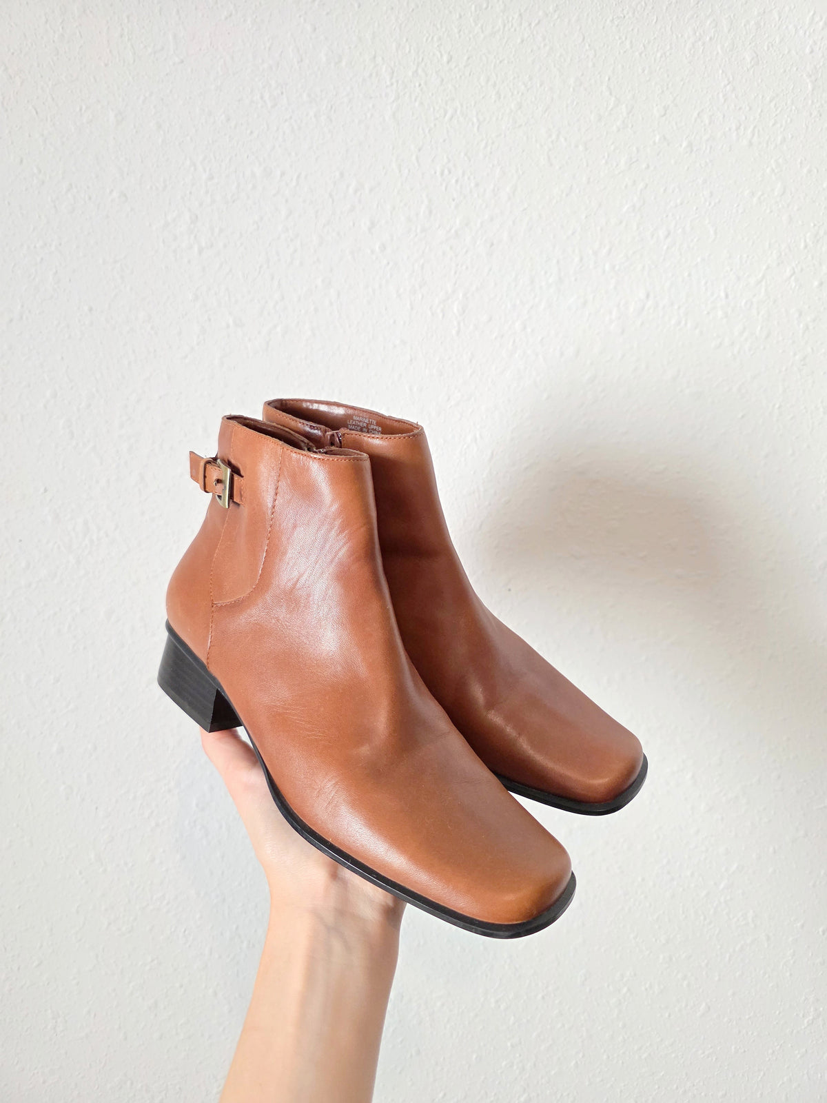 Vintage Leather Ankle Boots (6)