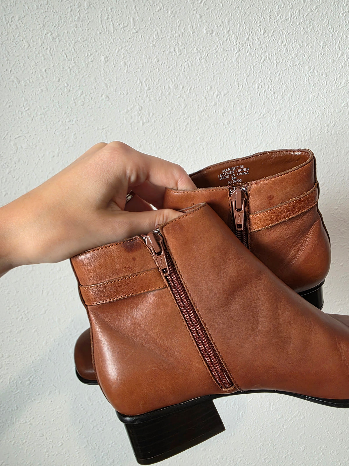 Vintage Leather Ankle Boots (6)