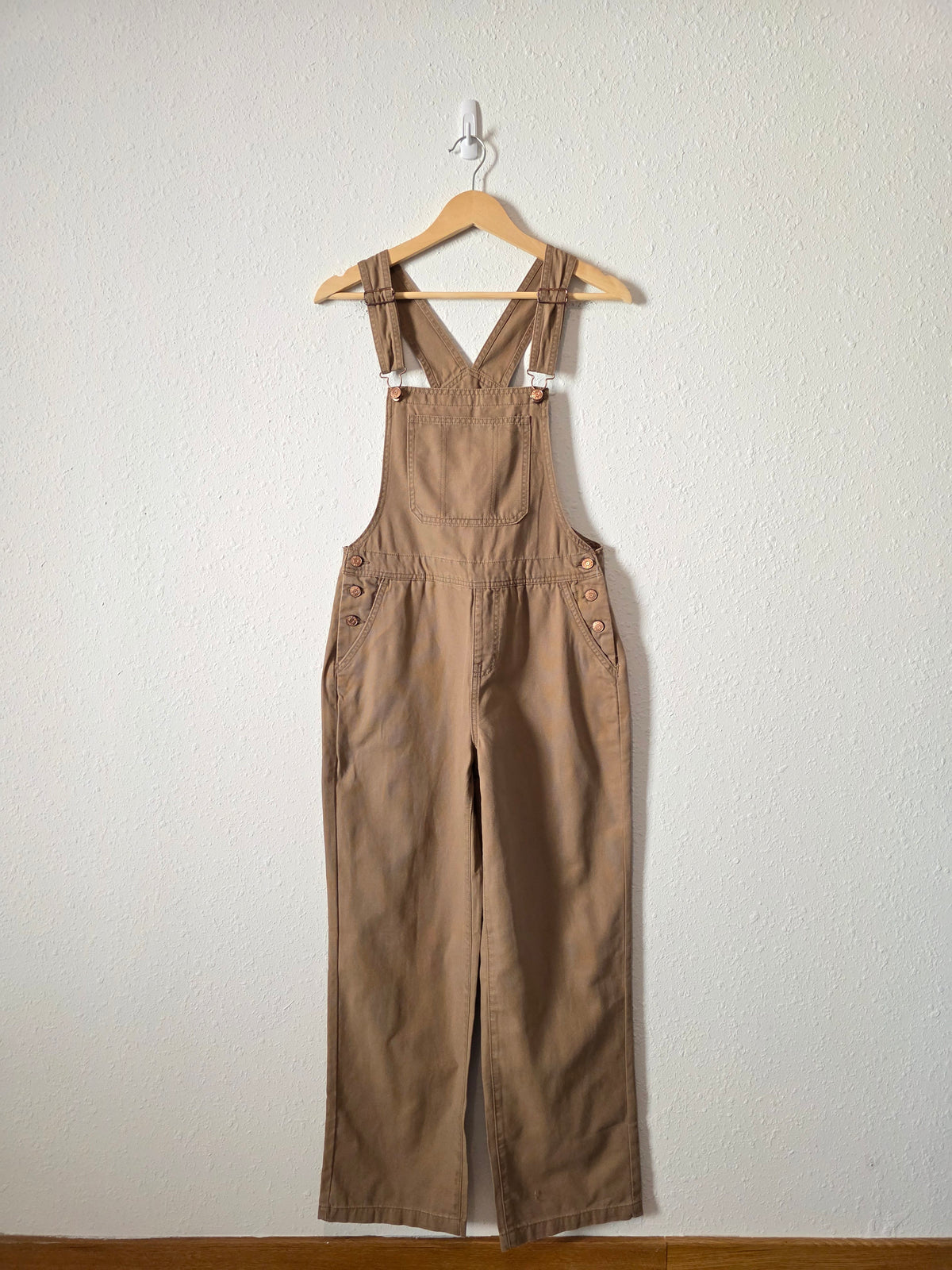 NEW Brown Wide Leg Overalls (S)