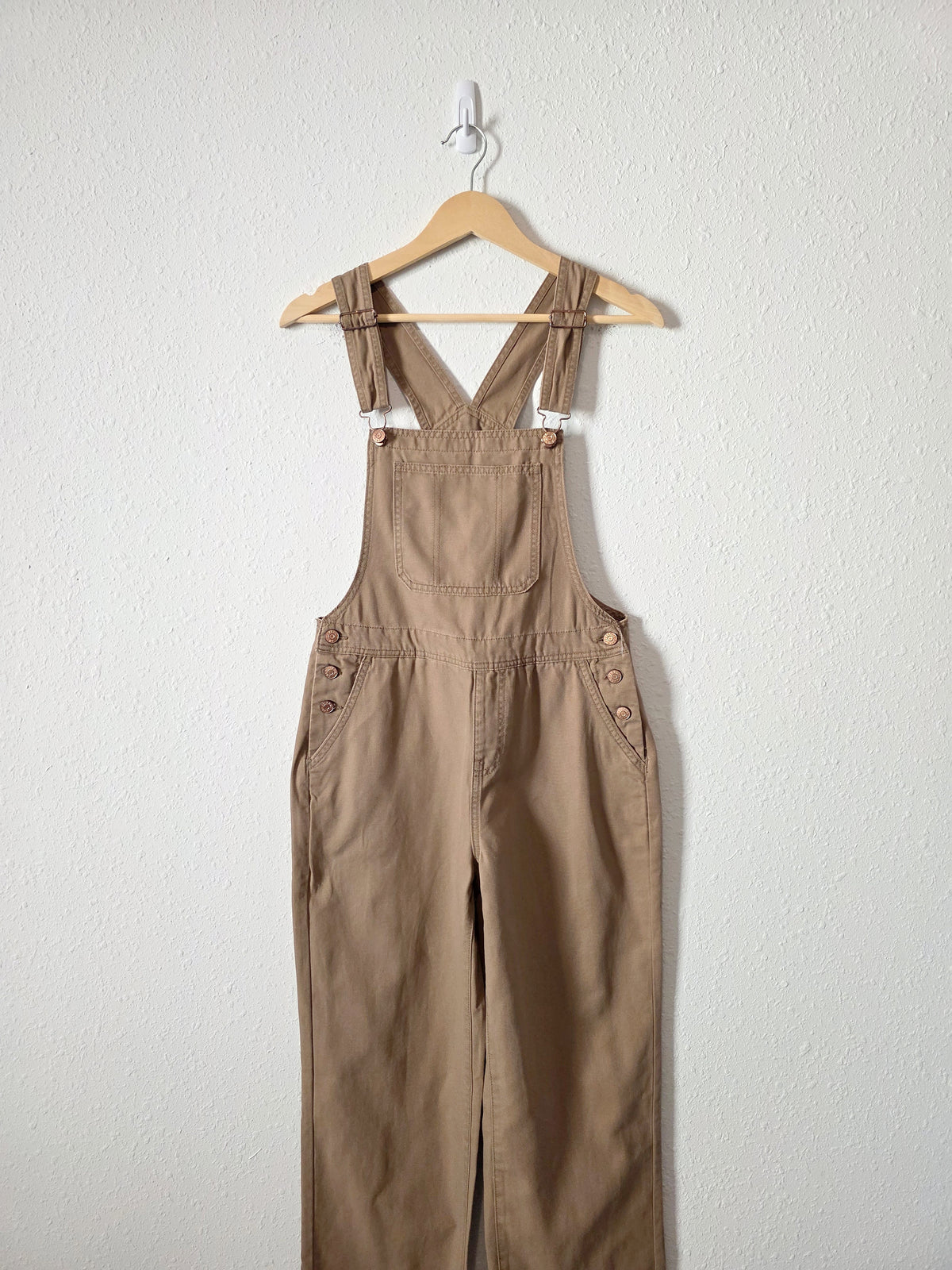 NEW Brown Wide Leg Overalls (S)