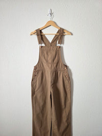 NEW Brown Wide Leg Overalls (S)