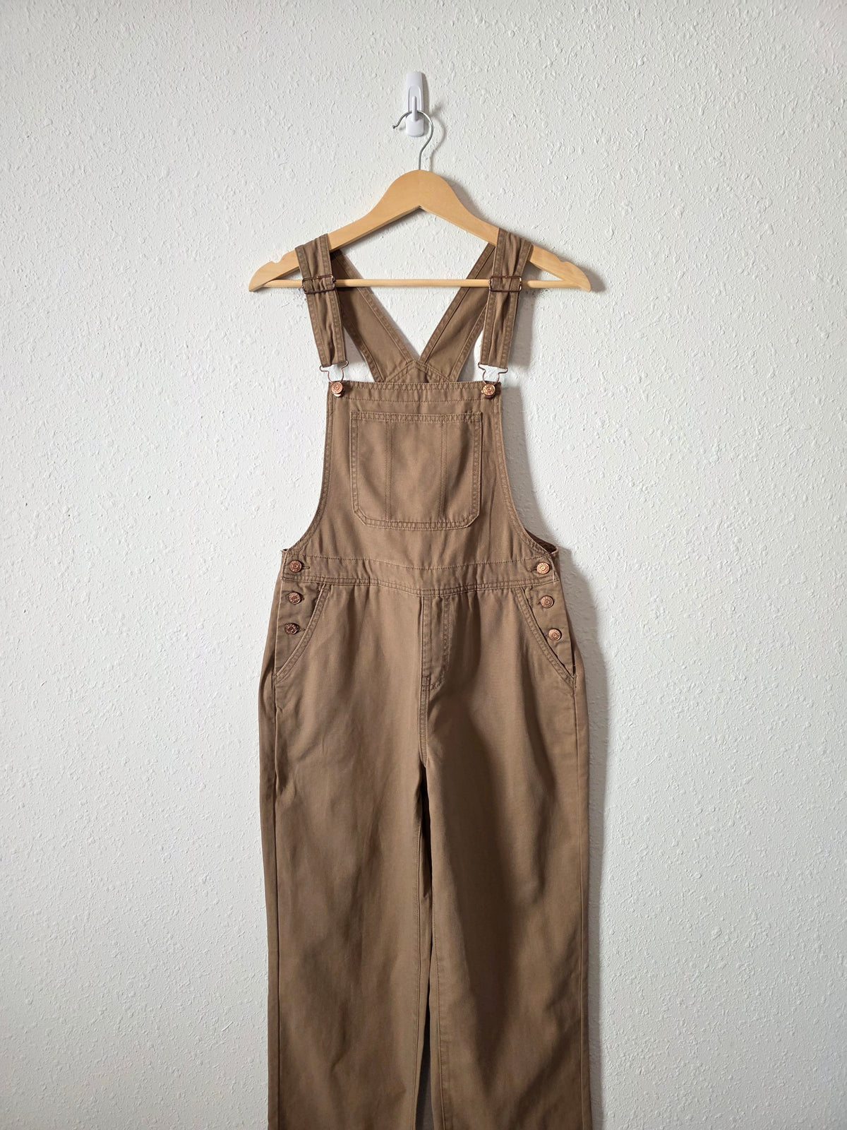 NEW Brown Wide Leg Overalls (S)