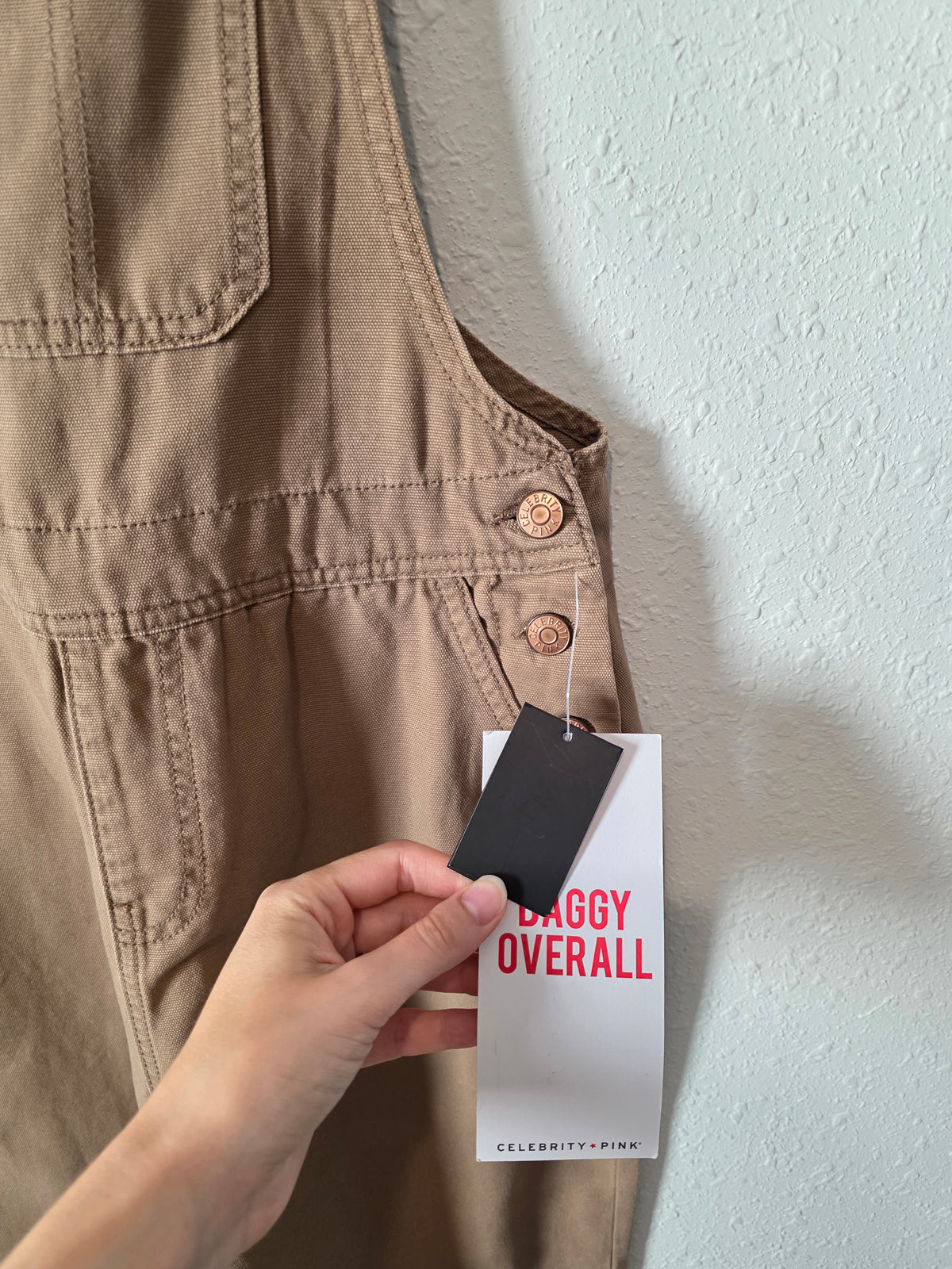 NEW Brown Wide Leg Overalls (S)