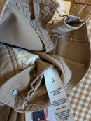 NEW Brown Wide Leg Overalls (S)