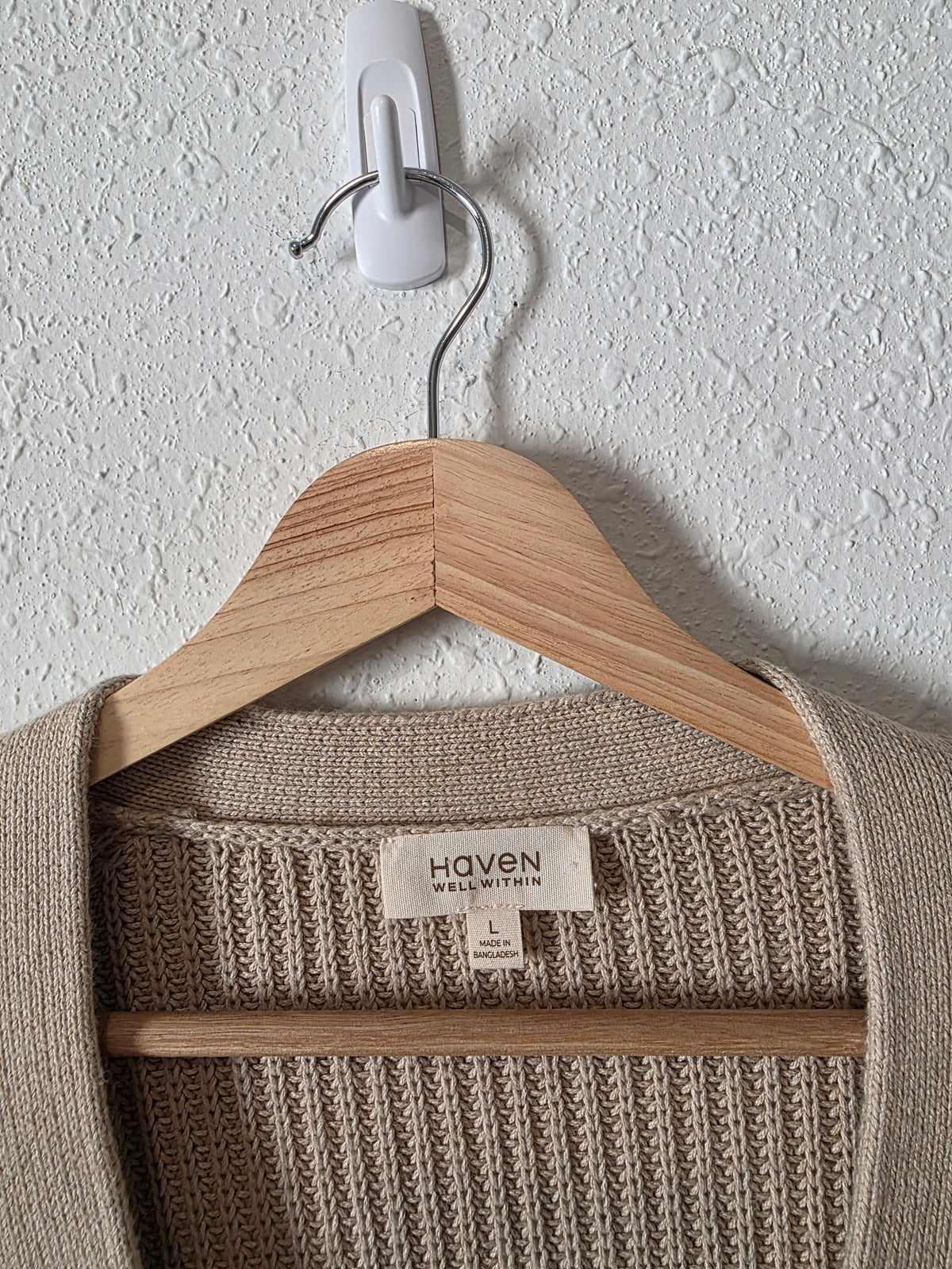 Haven Organic Cotton Cardigan (L)