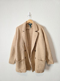 Vintage Ralph Lauren Sweater Coat (L)