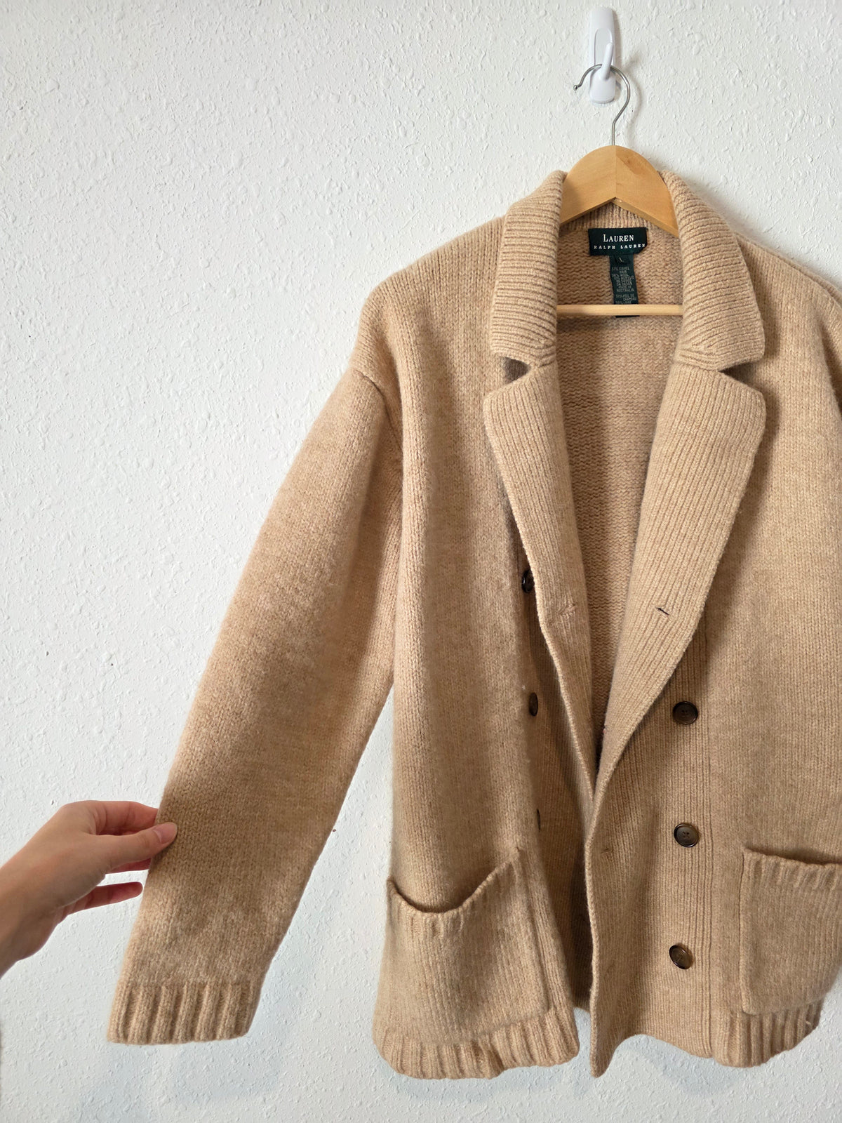 Vintage Ralph Lauren Sweater Coat (L)