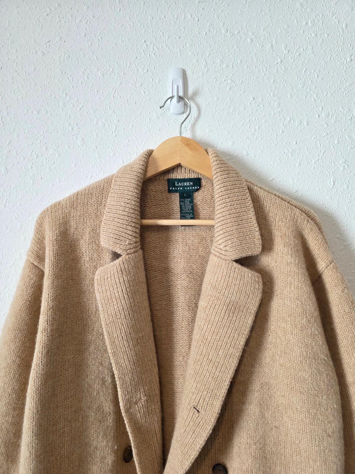 Vintage Ralph Lauren Sweater Coat (L)