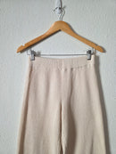 Free People Cream Waffle Pants (XS)