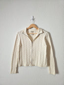 Vintage LL Bean Zip Up Sweater (XS)