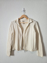 Vintage LL Bean Zip Up Sweater (XS)