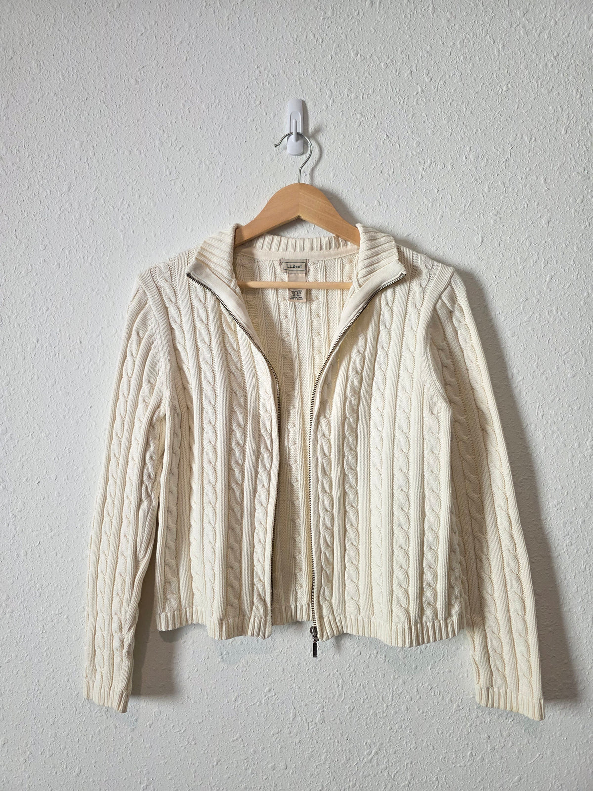 Vintage LL Bean Zip Up Sweater (XS)