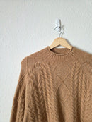 J.Crew Cable Knit Rollneck Sweater (M)