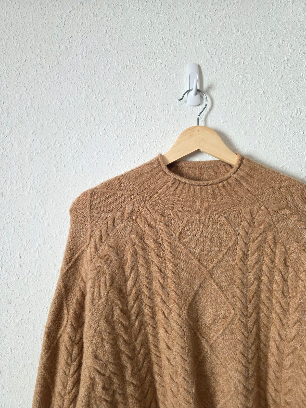 J.Crew Cable Knit Rollneck Sweater (M)