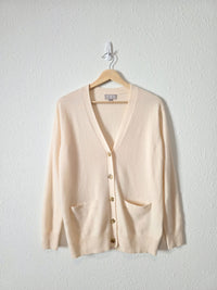 J.Crew Cream Cashmere Cardigan (XS)
