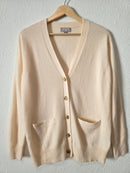 J.Crew Cream Cashmere Cardigan (XS)