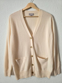 J.Crew Cream Cashmere Cardigan (XS)