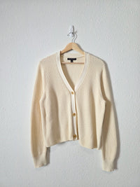 Banana Republic Ribbed Cotton Cardigan (L)