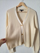 Banana Republic Ribbed Cotton Cardigan (L)