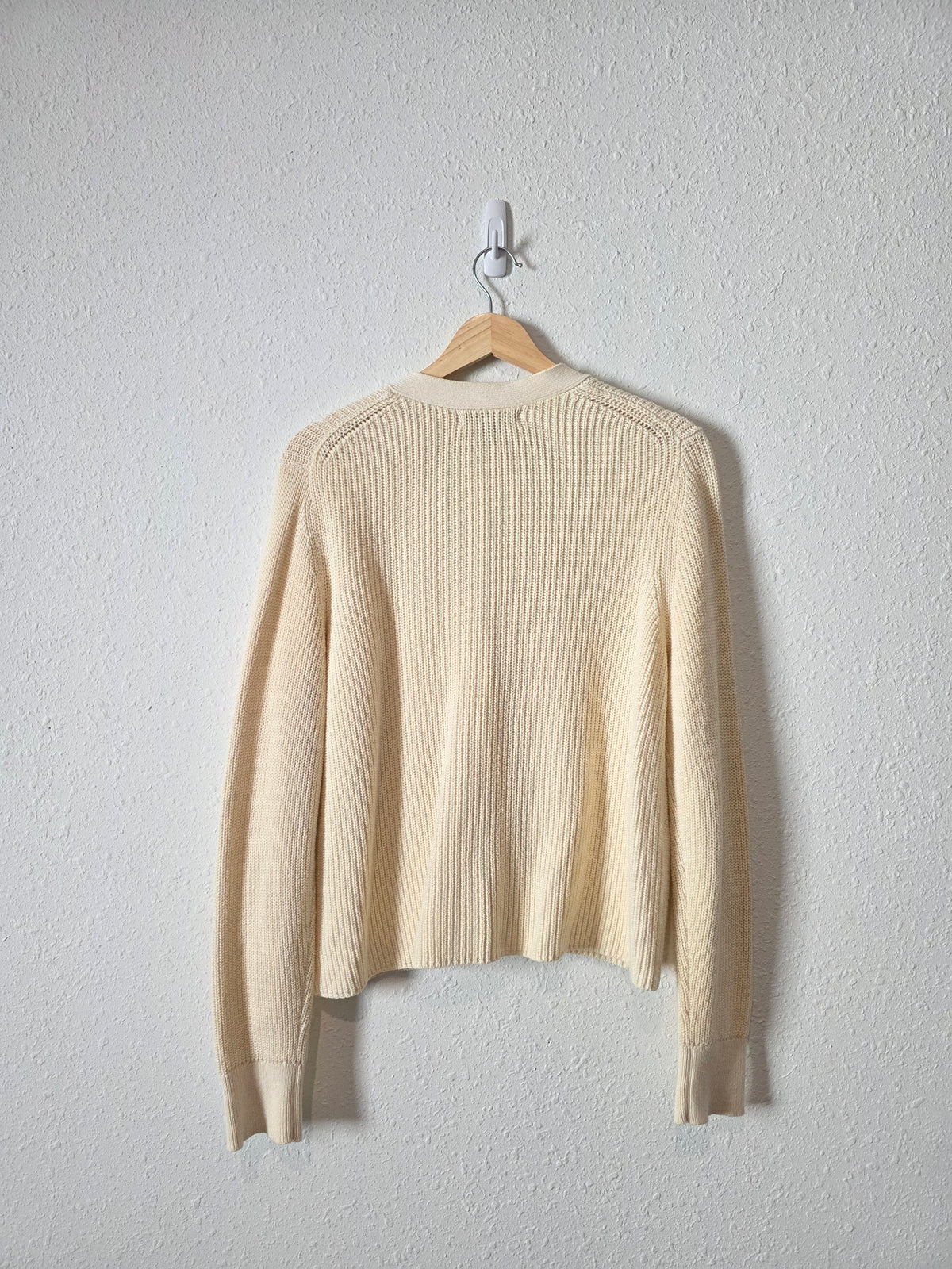 Banana Republic Ribbed Cotton Cardigan (L)