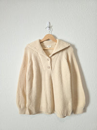 Gentle Fawn Cozy Henley Sweater (XS)