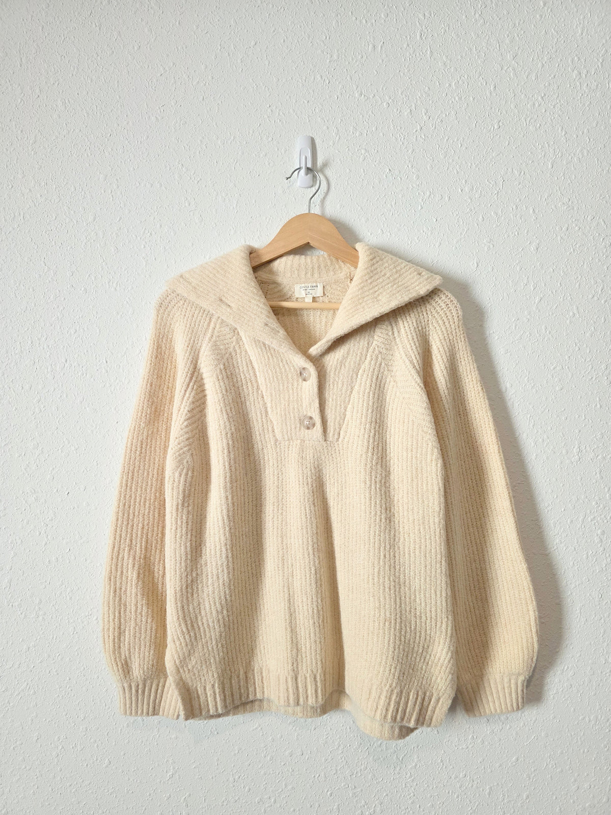 Gentle Fawn Cozy Henley Sweater (XS)
