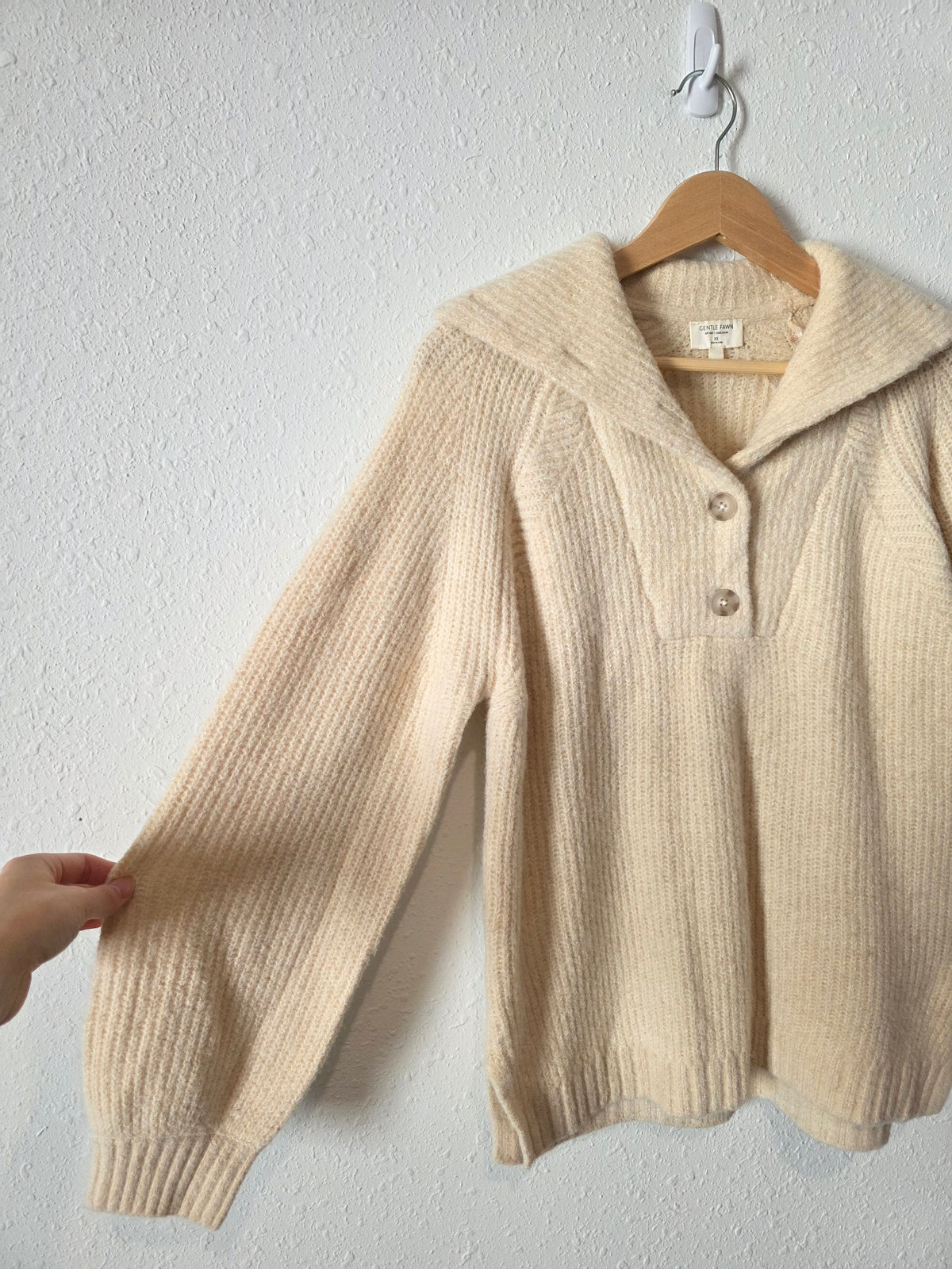 Gentle Fawn Cozy Henley Sweater (XS)