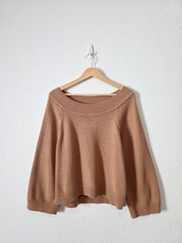 J.Crew Brown Boatneck Sweater (M)