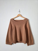 J.Crew Brown Boatneck Sweater (M)