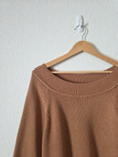 J.Crew Brown Boatneck Sweater (M)