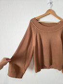 J.Crew Brown Boatneck Sweater (M)