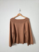 J.Crew Brown Boatneck Sweater (M)