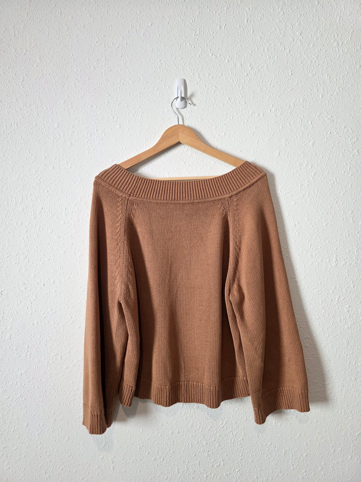 J.Crew Brown Boatneck Sweater (M)