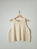 Banana Republic Crochet Knit Tank (M)