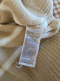Gap Neutral Striped Cardigan (M)