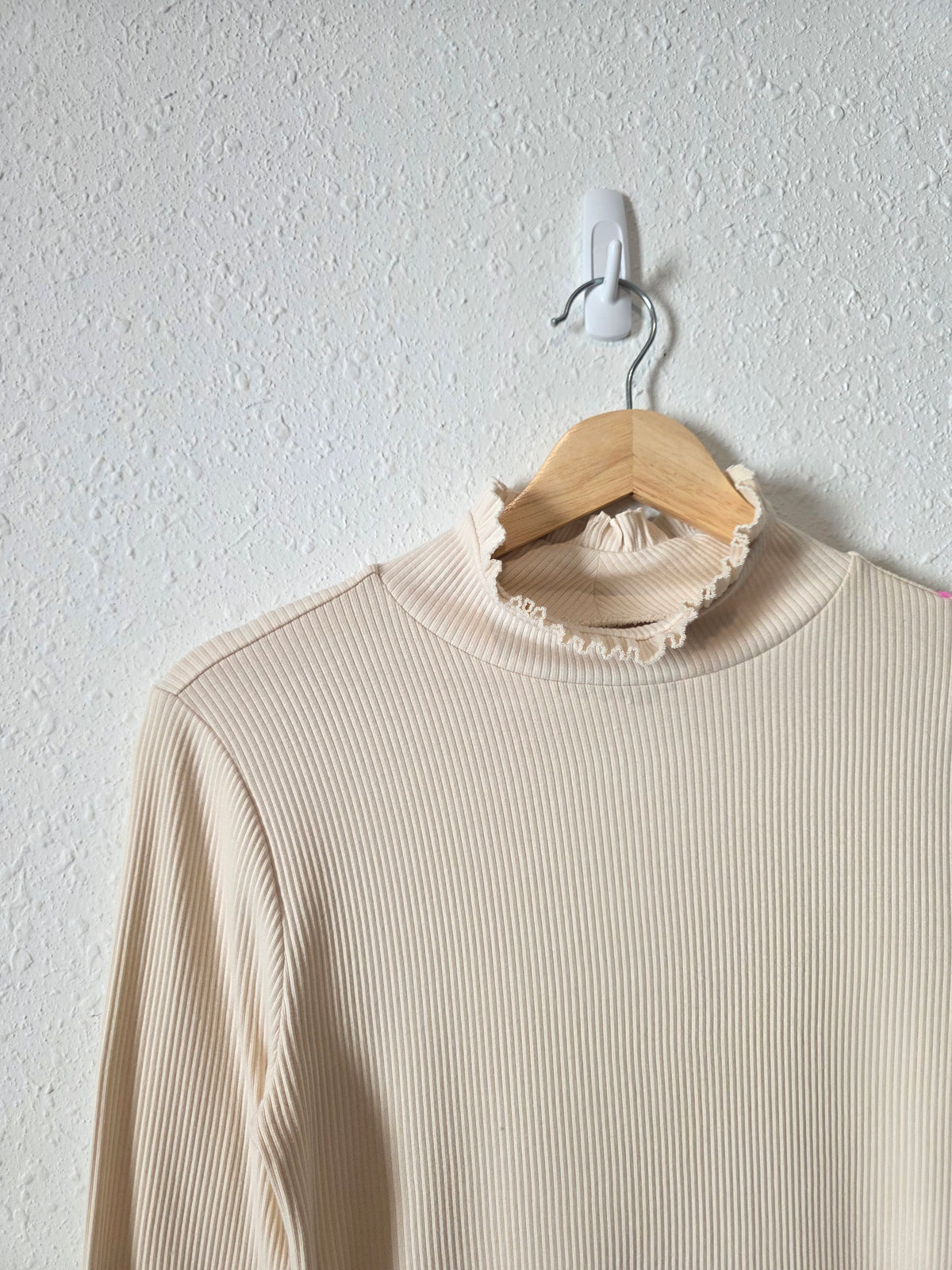 J.Crew Ribbed Mockneck Top (S)
