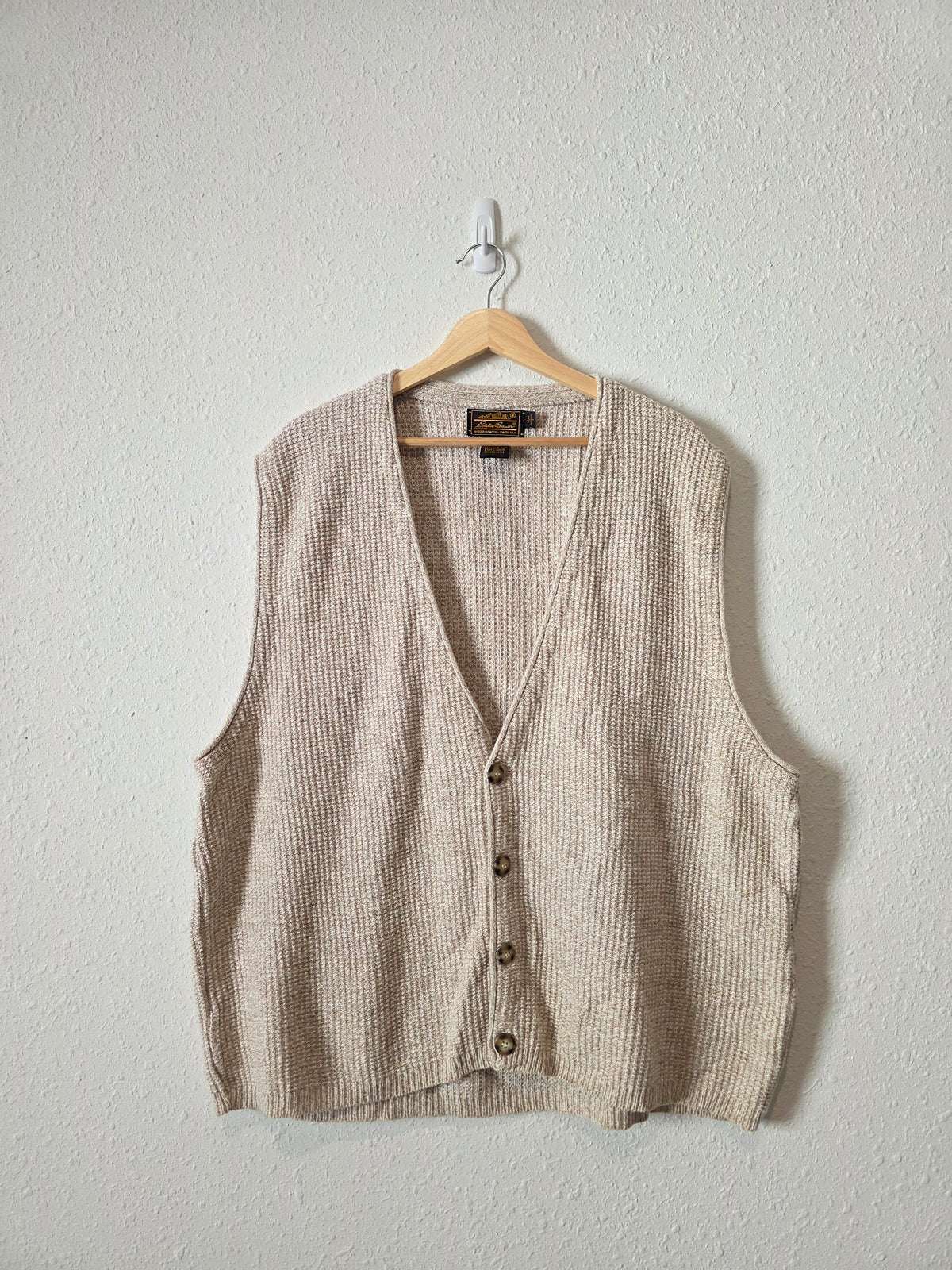 Vintage Eddie Bauer Cotton Sweater Vest (L)