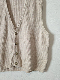 Vintage Eddie Bauer Cotton Sweater Vest (L)
