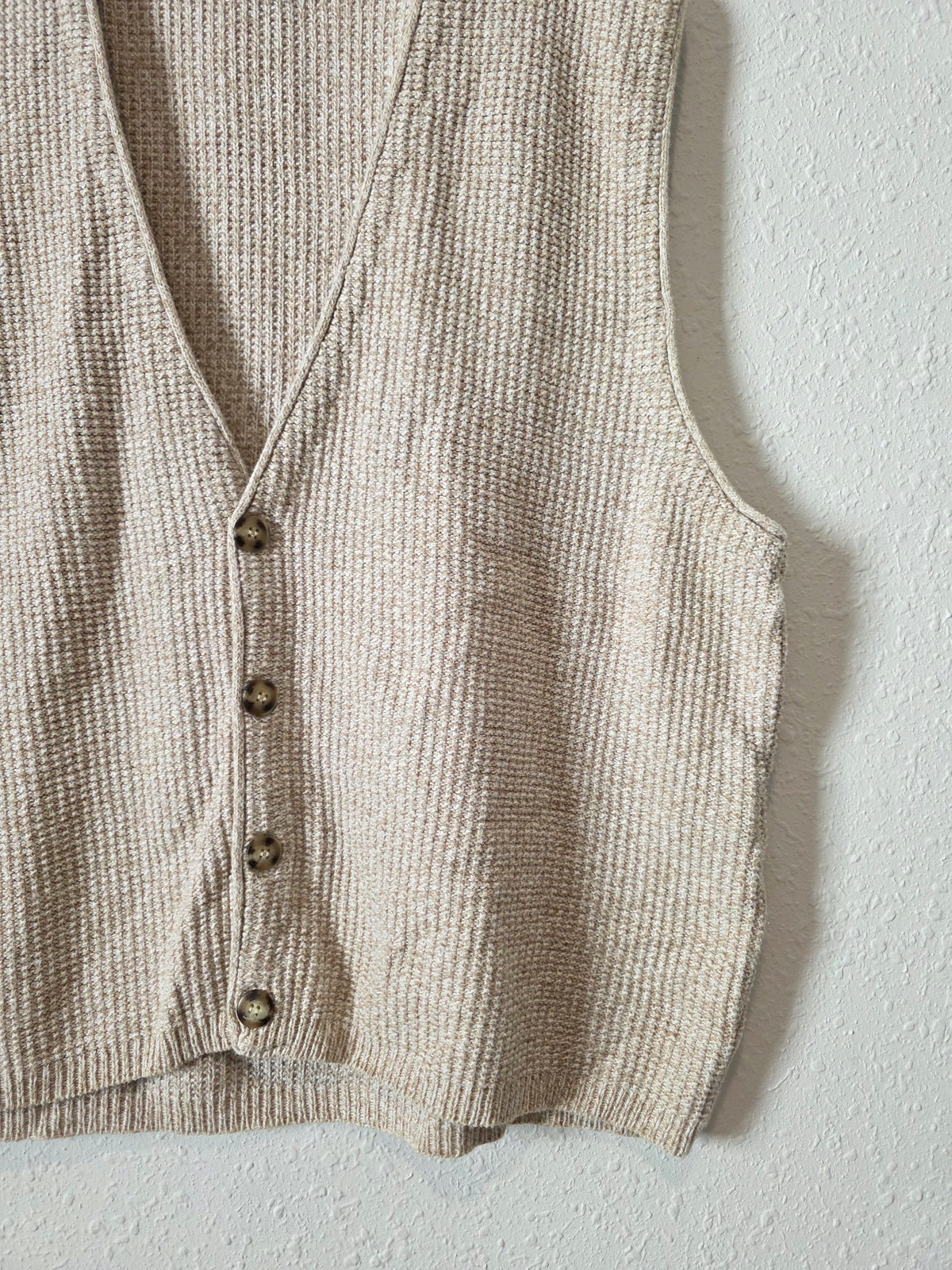 Vintage Eddie Bauer Cotton Sweater Vest (L)