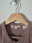 Levi's Gingham Button Up Blouse (XL)