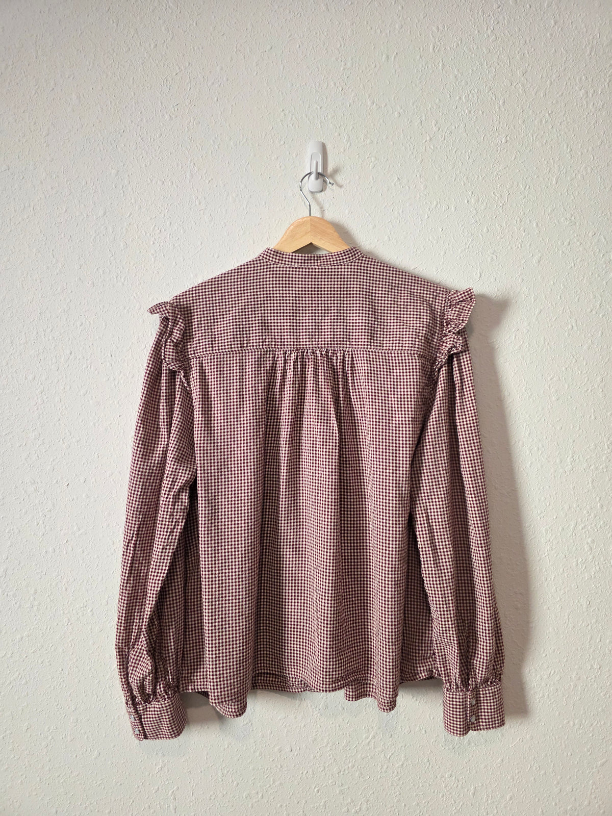 Levi's Gingham Button Up Blouse (XL)