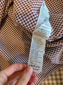 Levi's Gingham Button Up Blouse (XL)
