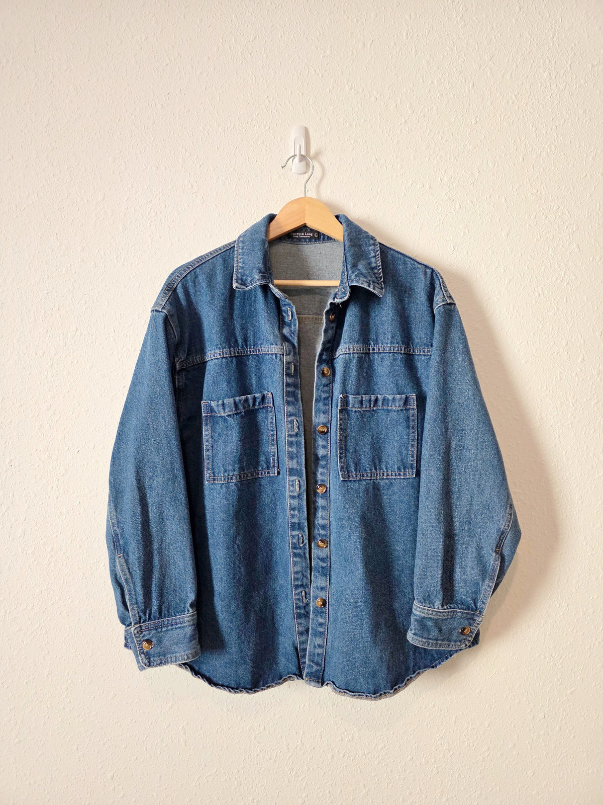 Denim Button Up Shirt (L)